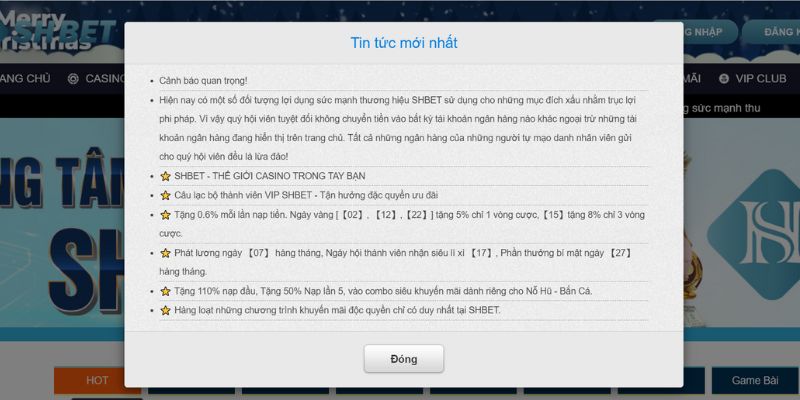Khuyến mãi SHBET
